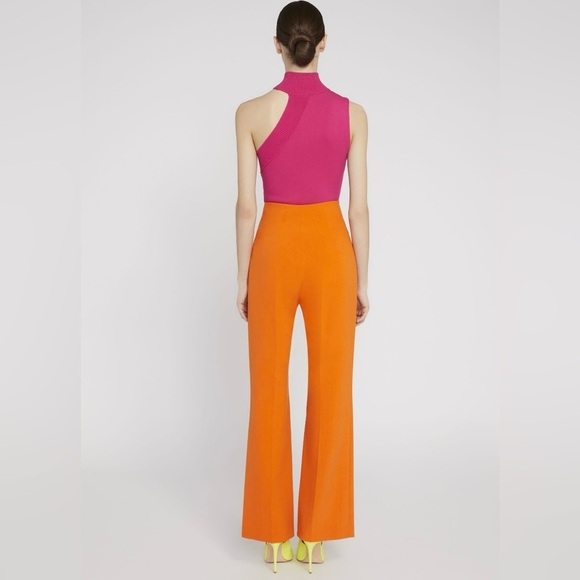 Alice + Olivia Wild Pink “Kiki Cut-Out Tank” Top Medium Excellent Condition! - Picture 3 of 11